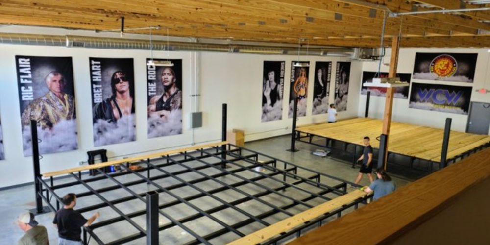Rhodes Wrestling Academy Under Construction
