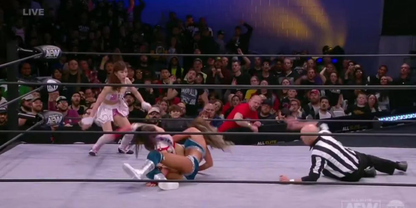 Riho vs Britt Baker vs Nyla Rose vs Hikaru Shida AEW