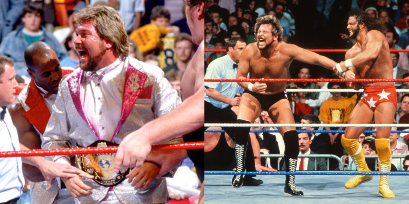 Ted DiBiase WWE Champion, Randy Savage WrestleMania 4