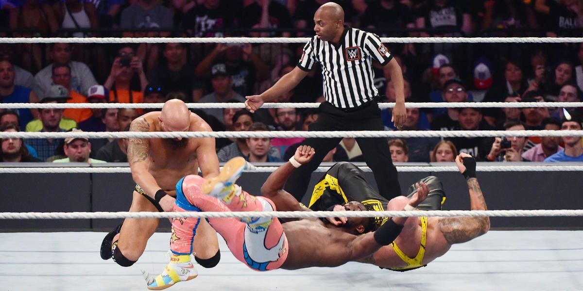 The New Day v Luke Gallows & Karl Anderson SummerSlam 2016 Cropped