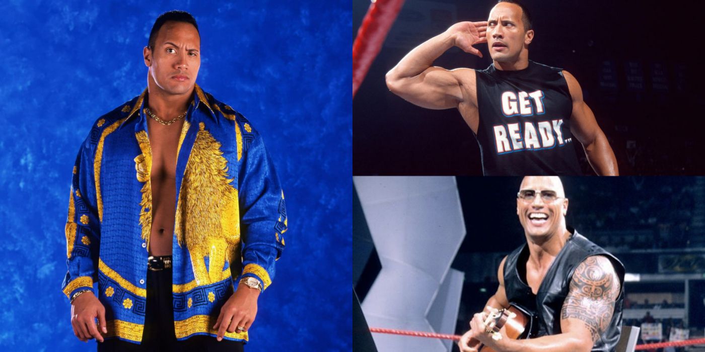 The Rock Iconic Looks