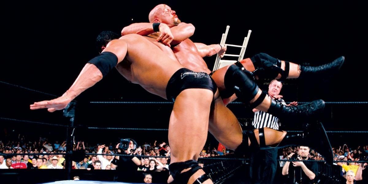The Rock v Stone Cold WrestleMania 17 Cropped