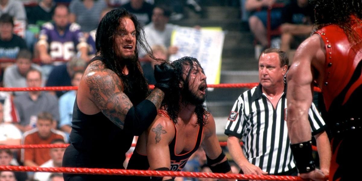 Undertaker and Big Show v X-Pac and Kane SummerSlam 1999 Cropped
