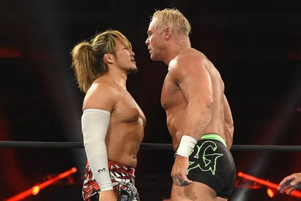 Billy Gunn vs. Hiroshi Tanahashi in NJPW