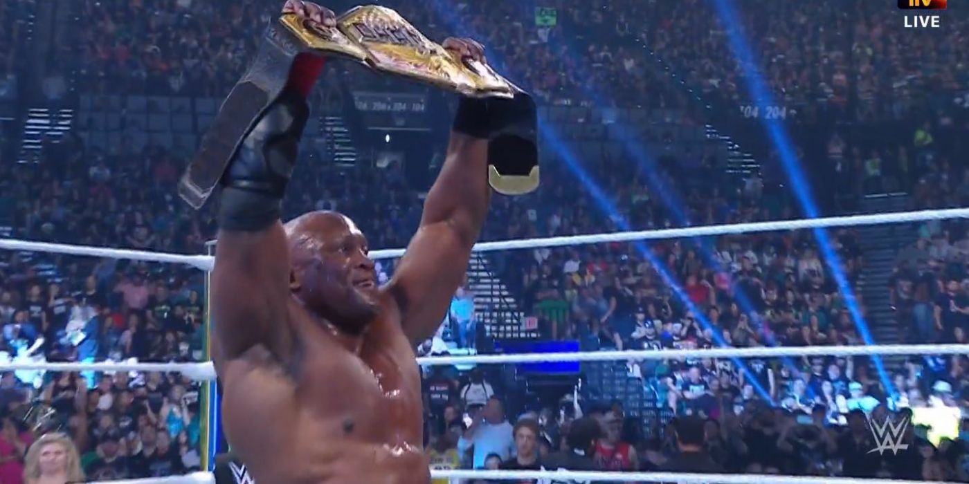 Bobby Lashley wins the WWE United States Championship at Money in the Bank 2022