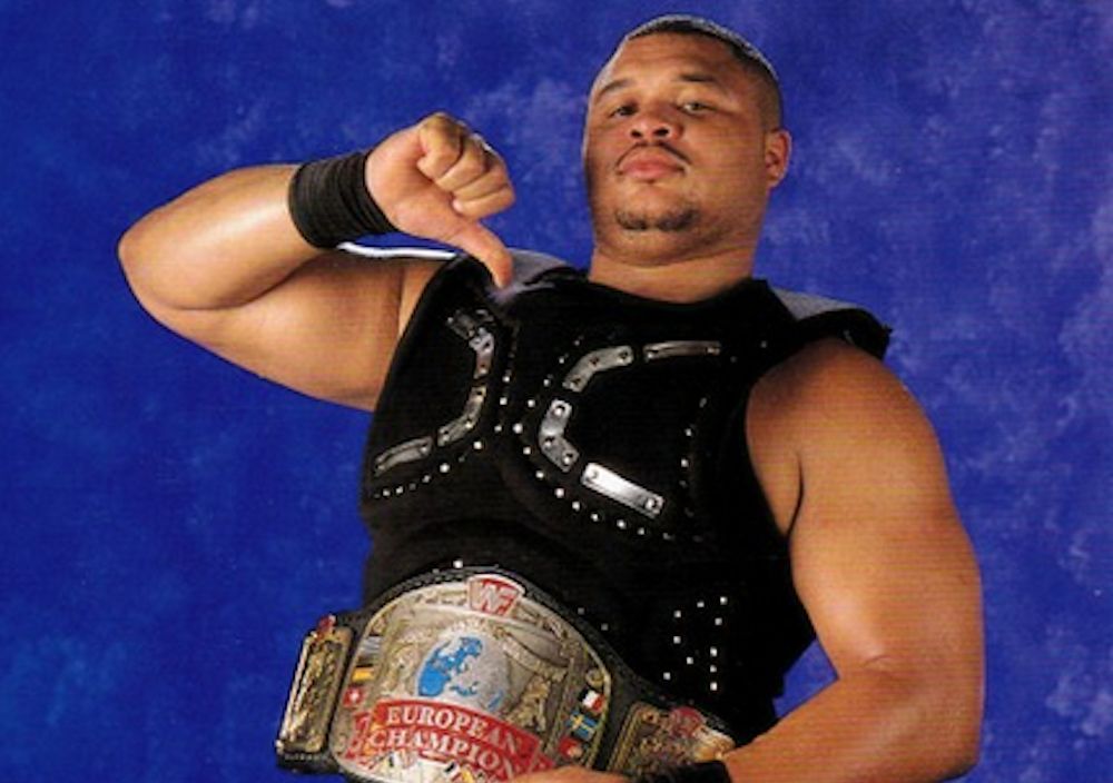 D'Lo Brown and his signature chest protector