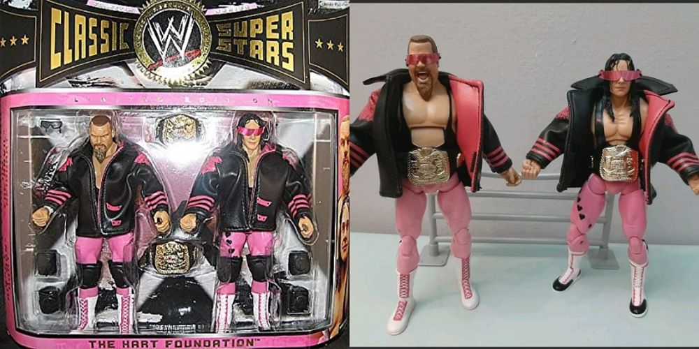 WWE WWF Hart Foundation outlet Classic Superstars 2 pack