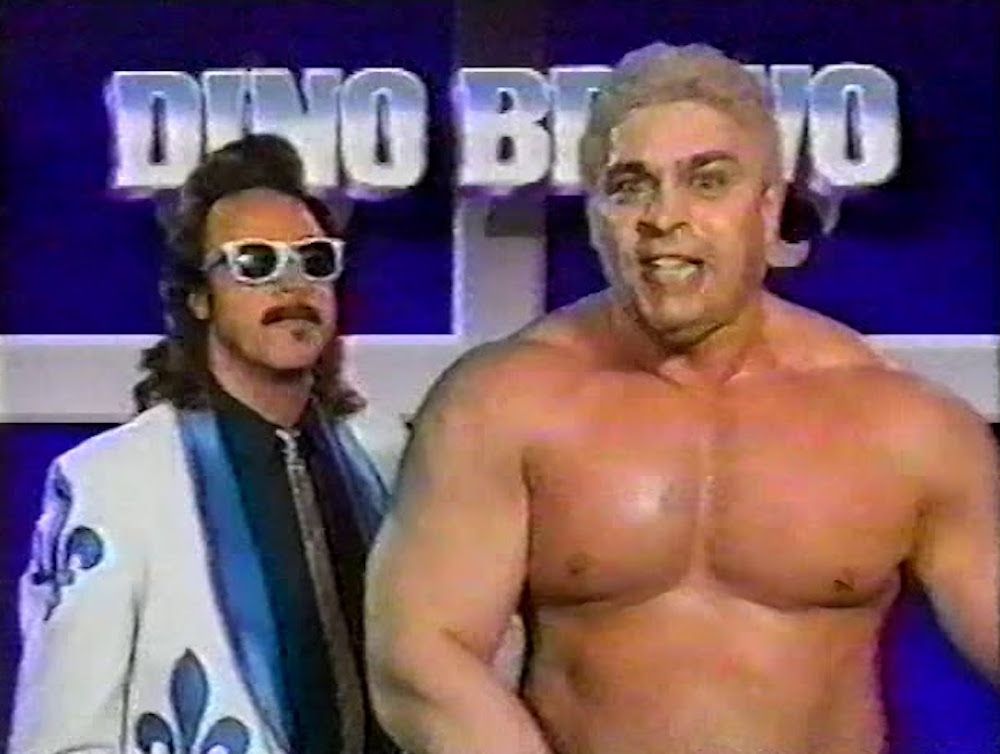 Jimmy Hart with Dino Bravo