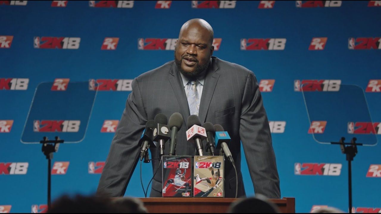 Shaquille O'Neal NBA 2K Press Commercial