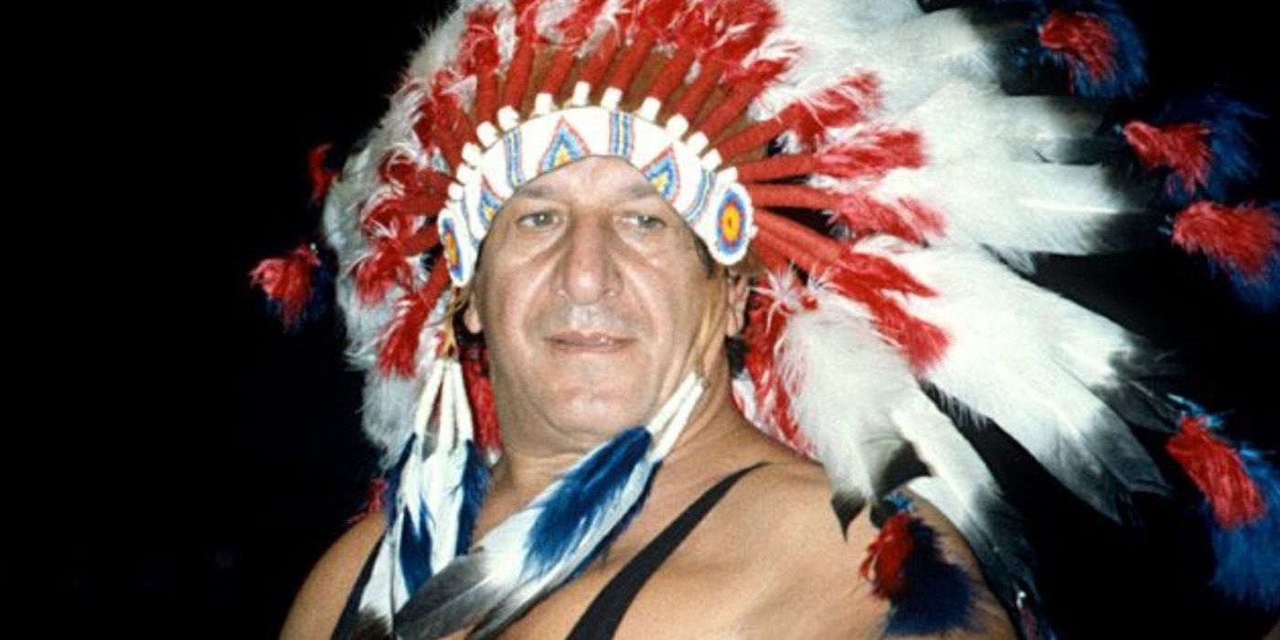 Chief Jay Strongbow In A Head Dress