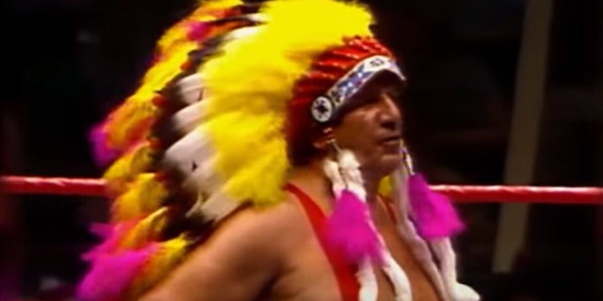 Chief Jay Strongbow In A Head dress