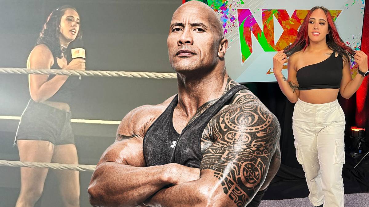 The Rock's Daughter Ava Raine Cuts First-Ever WWE Promo At NXT House Show