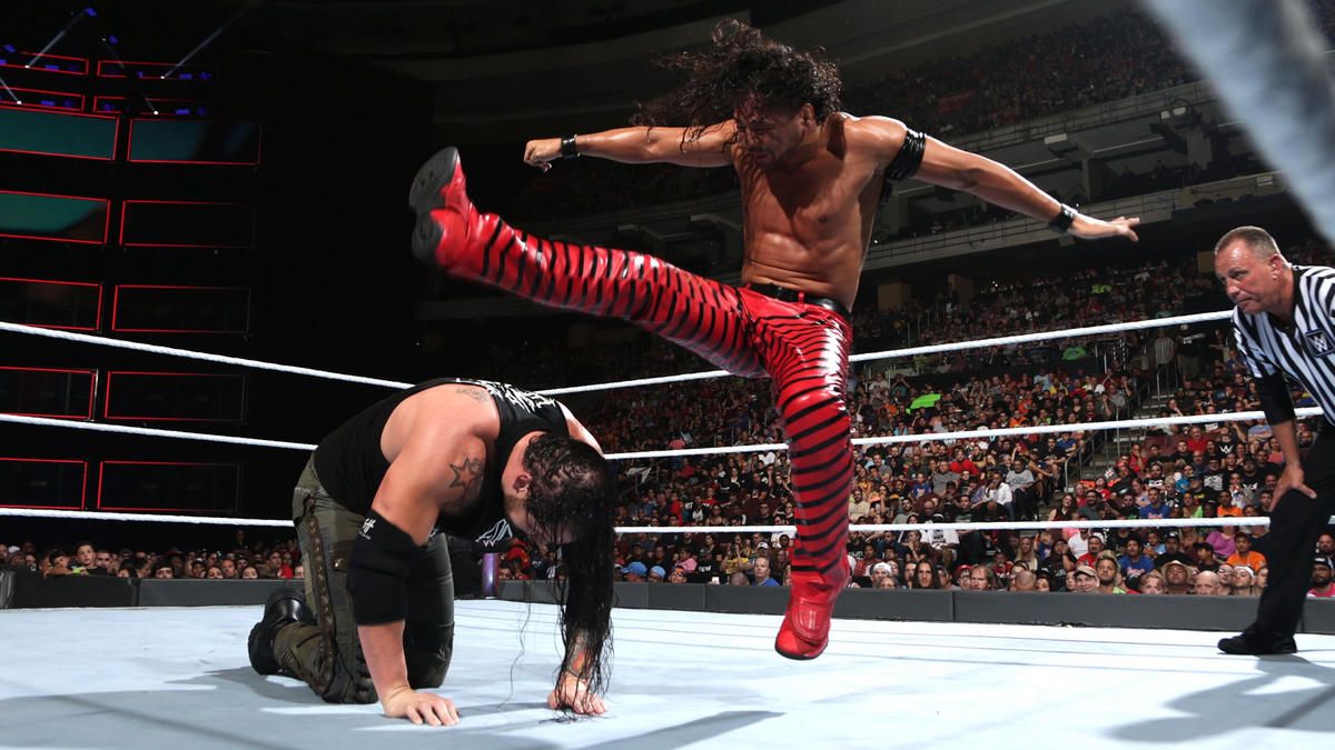 Shinsuke Nakamura contra Baron Corbin (WWE Battleground, 23/7/2017)