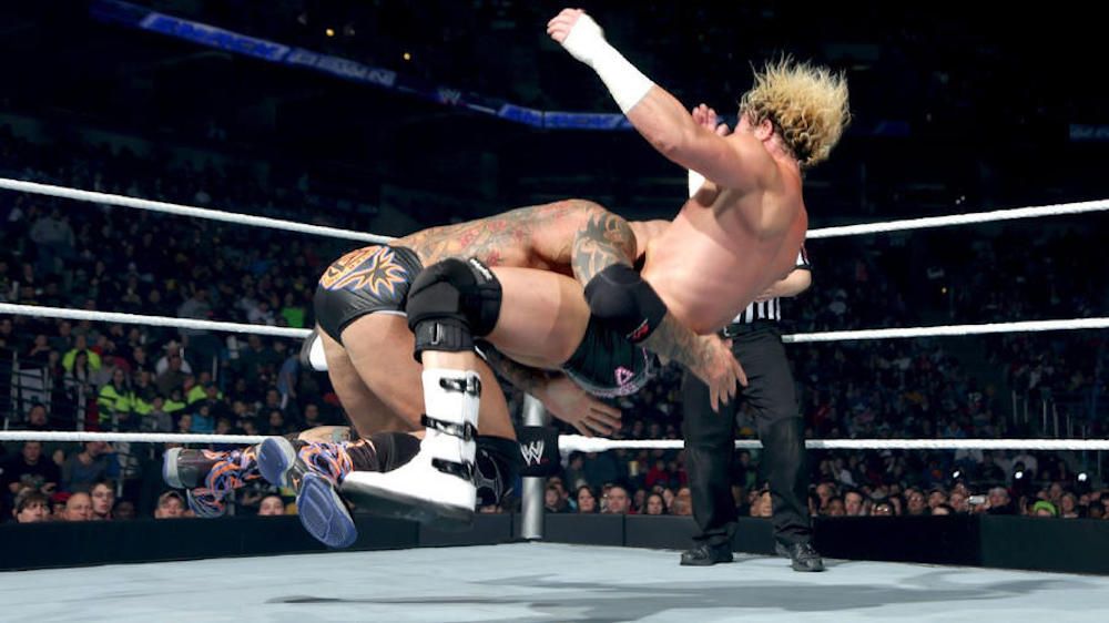 Dolph Ziggler contra Batista (WWE SmackDown, 23/5/2014)