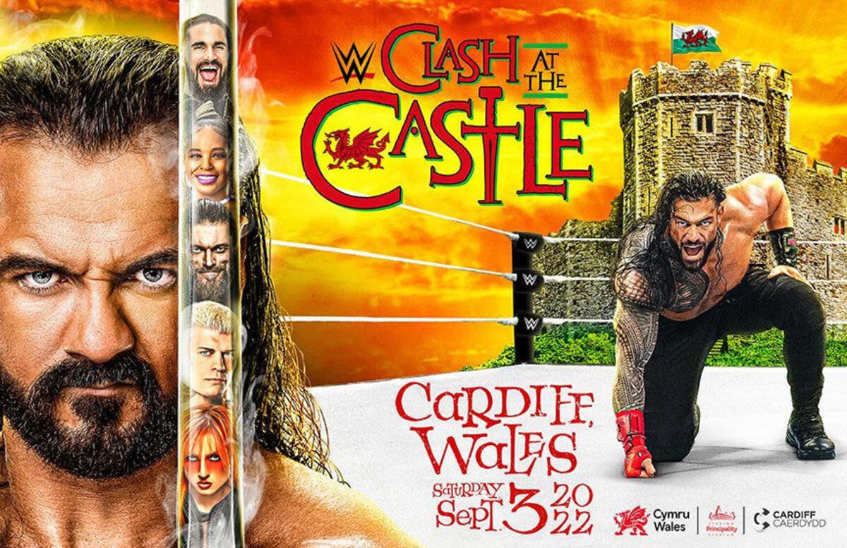 Clash at the Castle WWE Drew McIntyre Roman Reigns 
