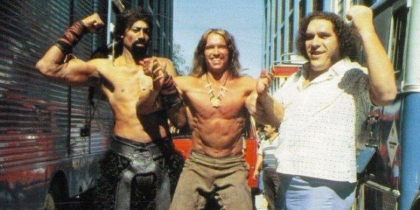 Arnold Schwarzenegger, Andre The Giant, Wilt Chamberlain