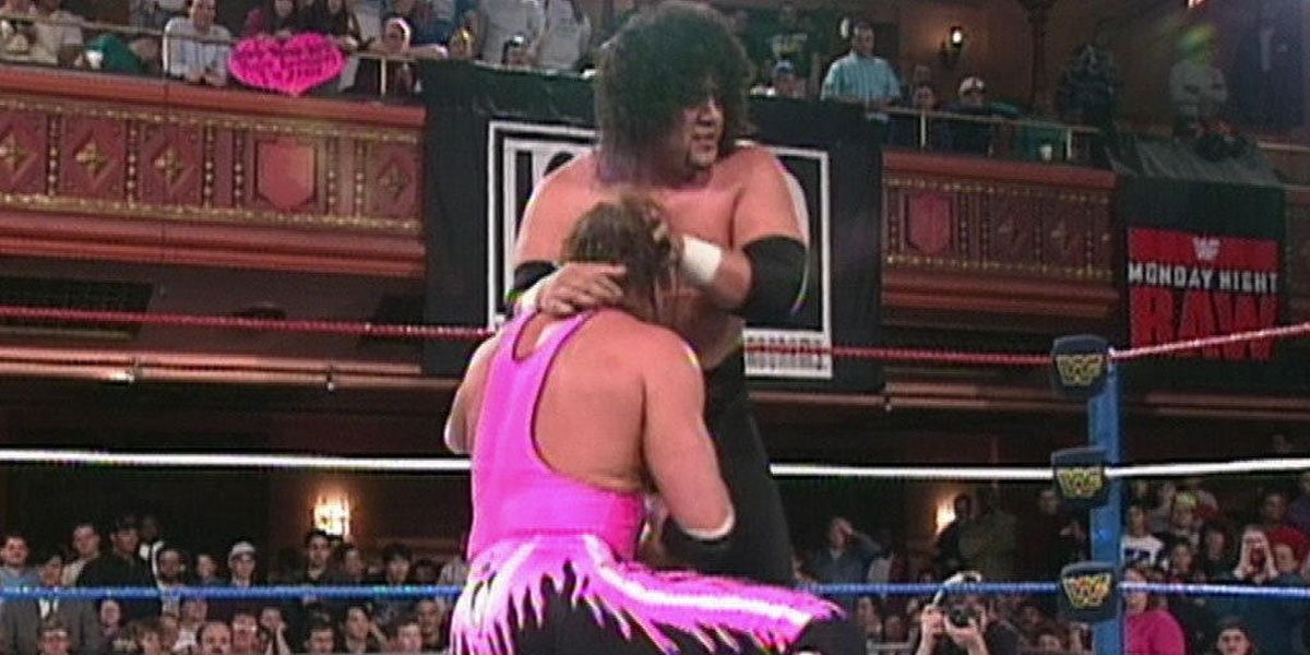 Bret Hart v Fatu Raw March 1, 1993 Cropped