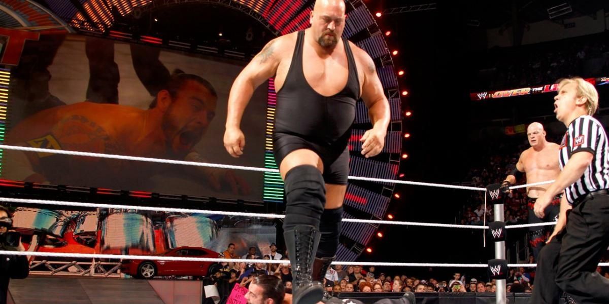 Big Show & Kane v CM Punk & Mason Ryan Over The Limit 2011 Cropped