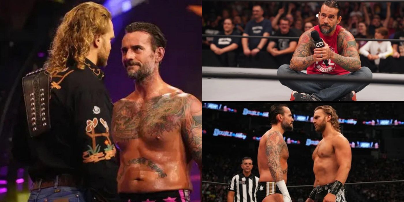 CM Punk and Hangman Adam Page In AEW