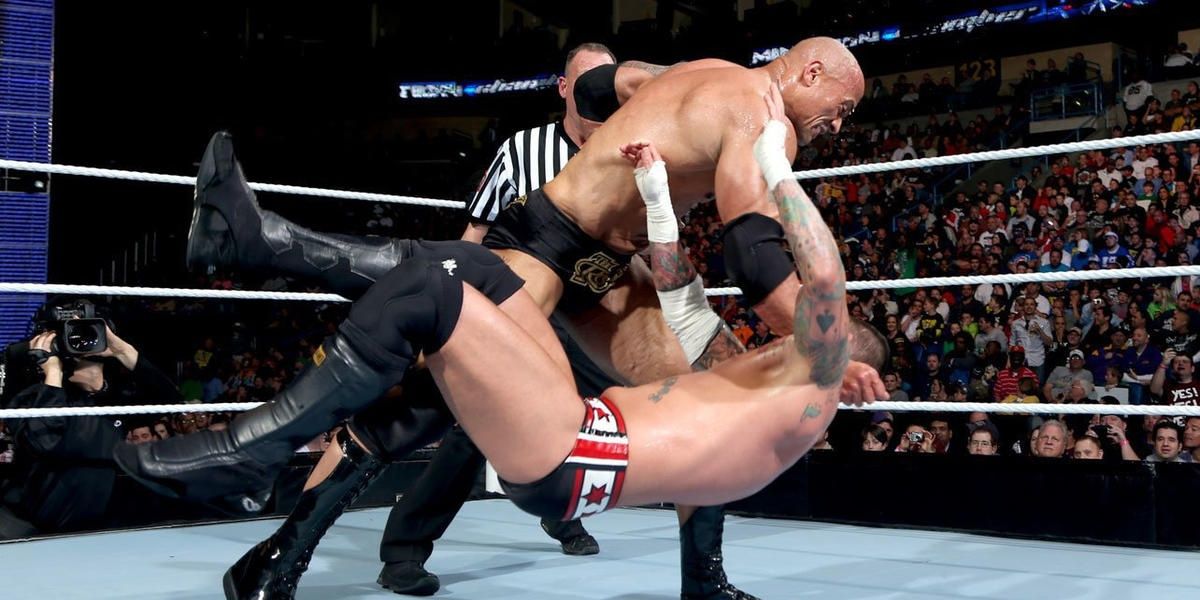 CM Punk vs. The Rock Elimination Chamber 2013 Circumcised