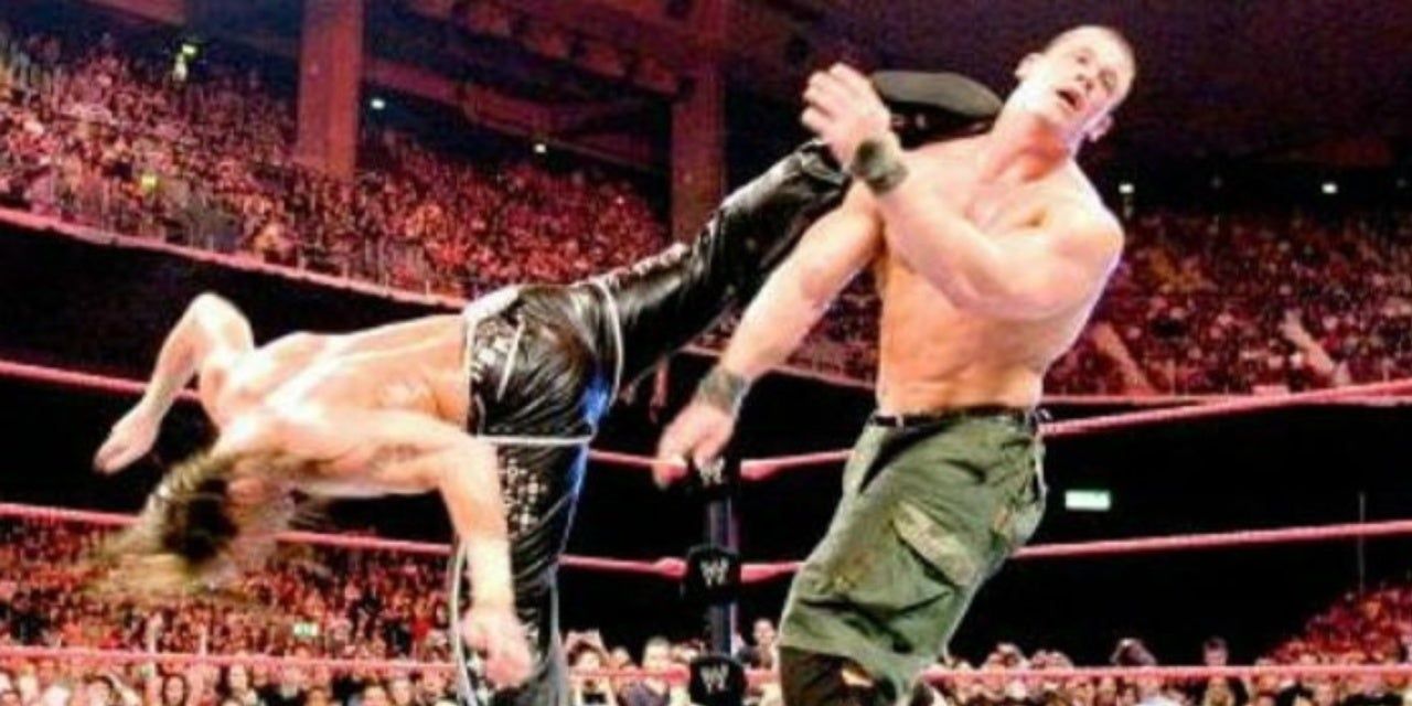 Cena v Michaels Raw 2007 Cropped