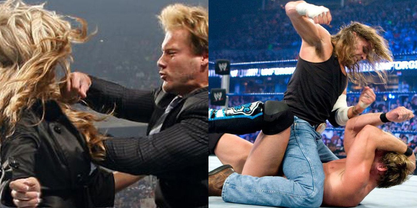 Chris Jericho and Shawn Michaels feud in 2008
