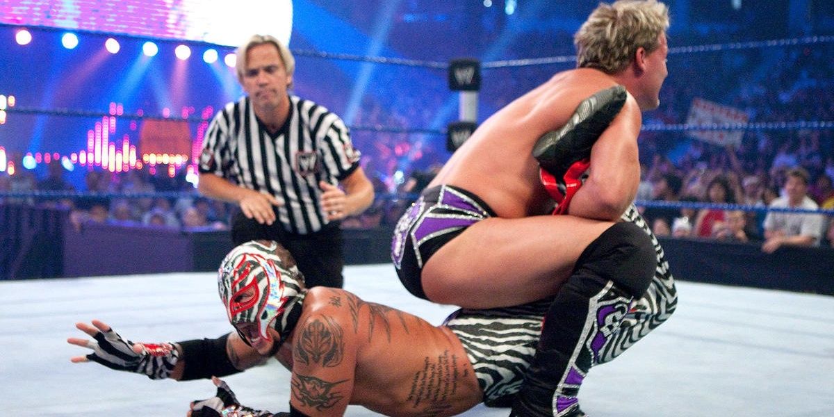 Chris Jericho v Rey Mysterio The Bash 2009 Cropped