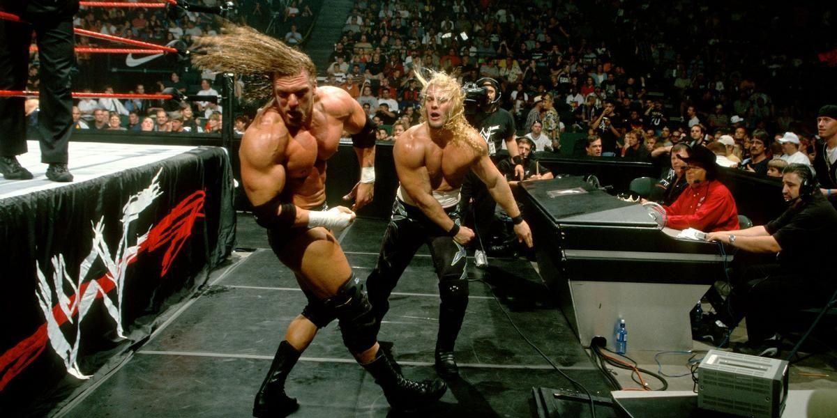 Chris Jericho v Triple H Fully Loaded 2000 Cropped