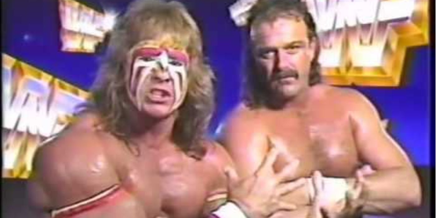 Jake Roberts with Ultimate Warrior
