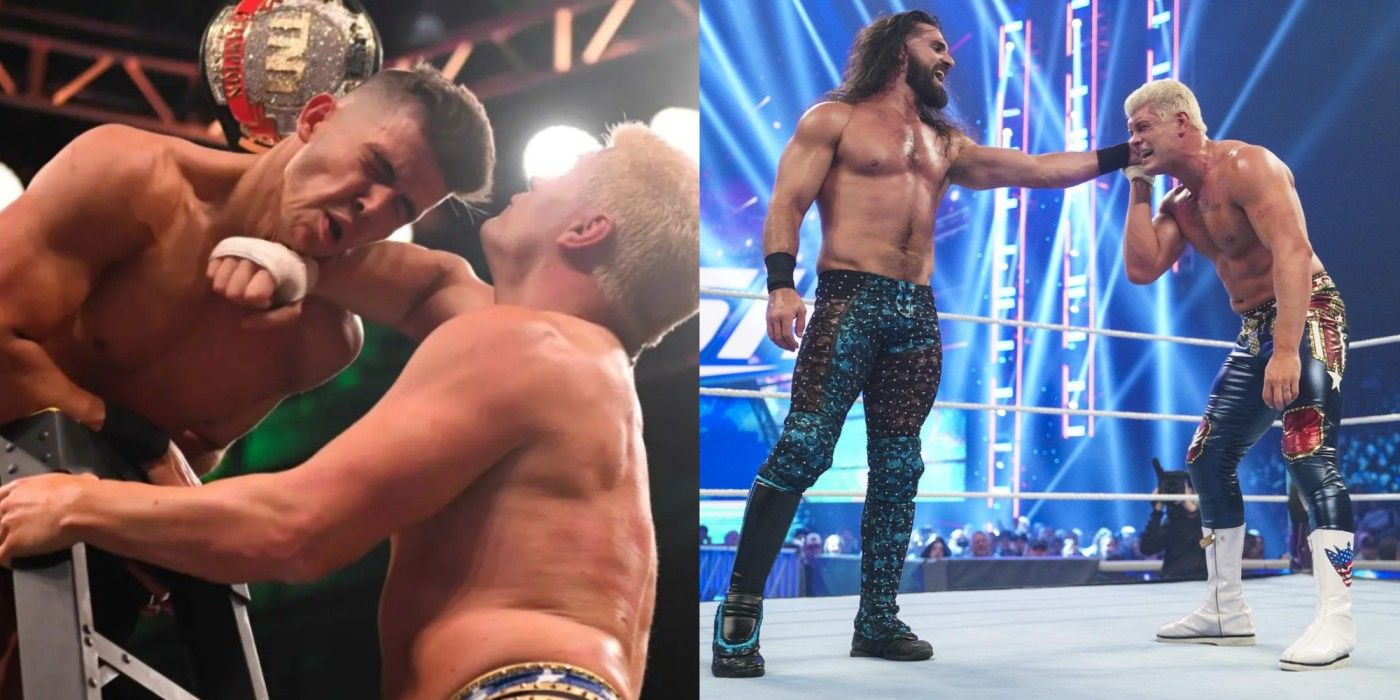 Cody vs Sammy Guevara AEW & Cody vs Seth Rollins WWE