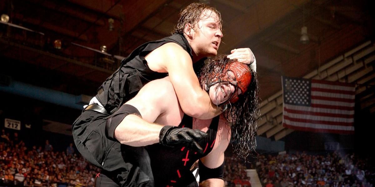 Dean Ambrose v Kane Payback 2013 Cropped