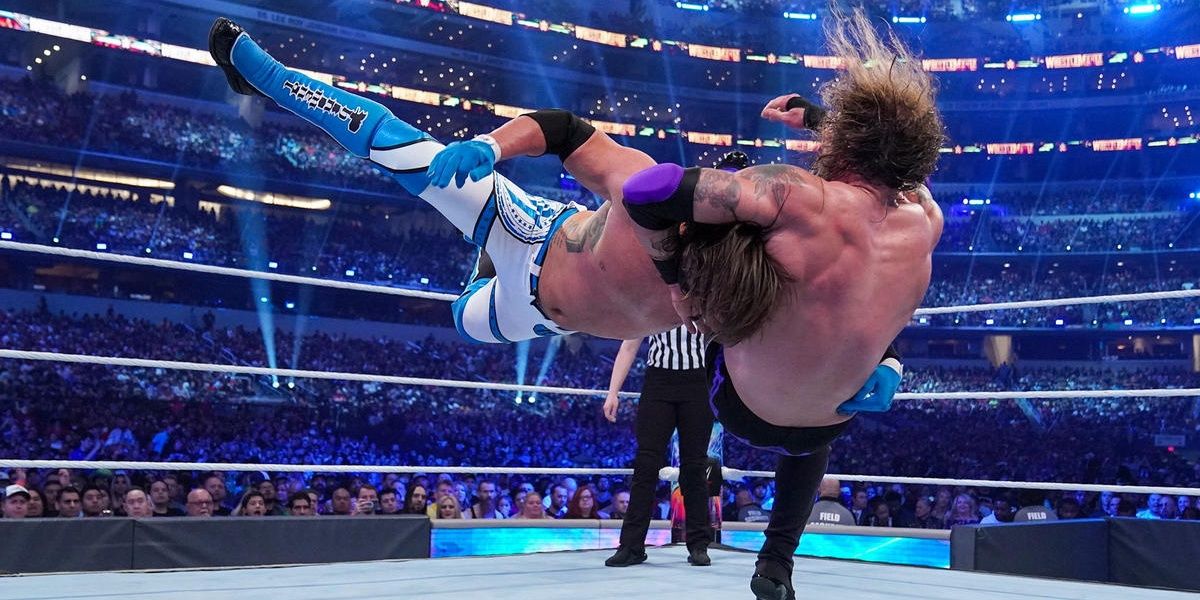 Edge v AJ Styles WrestleMania 38 Cropped