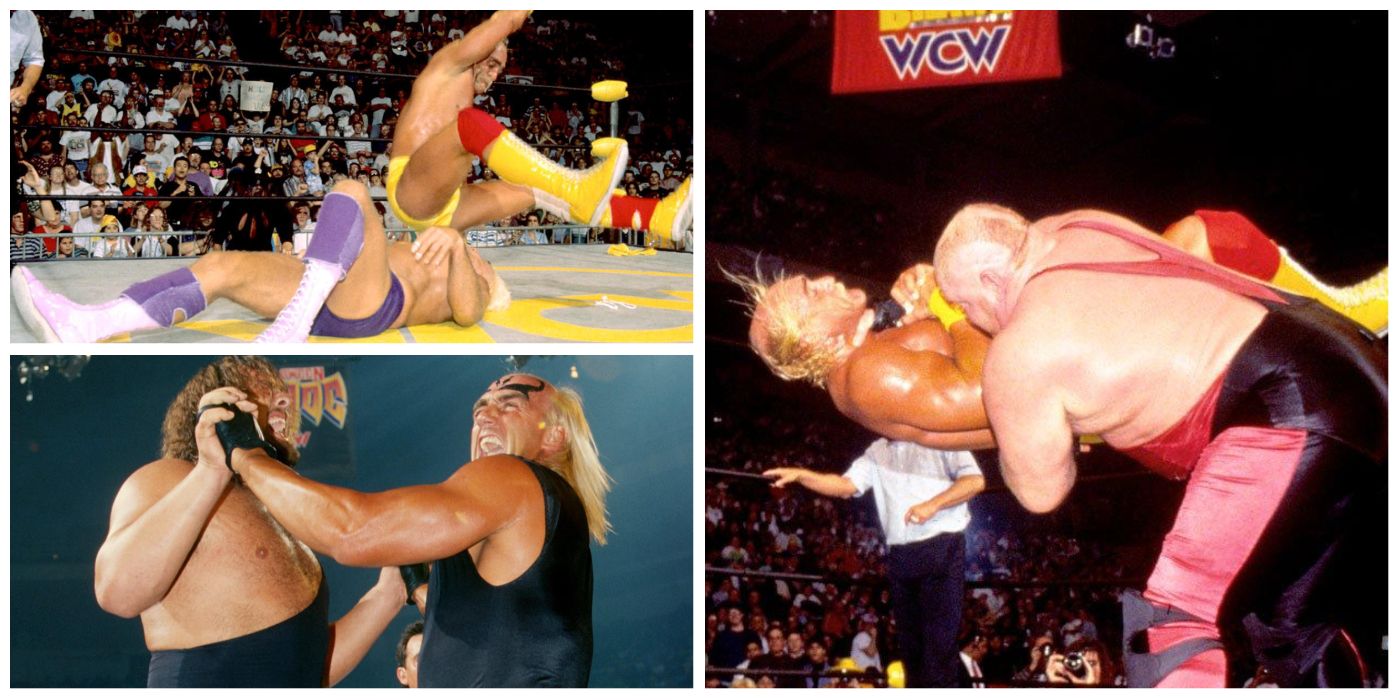 Hulk hogan discount first wcw match