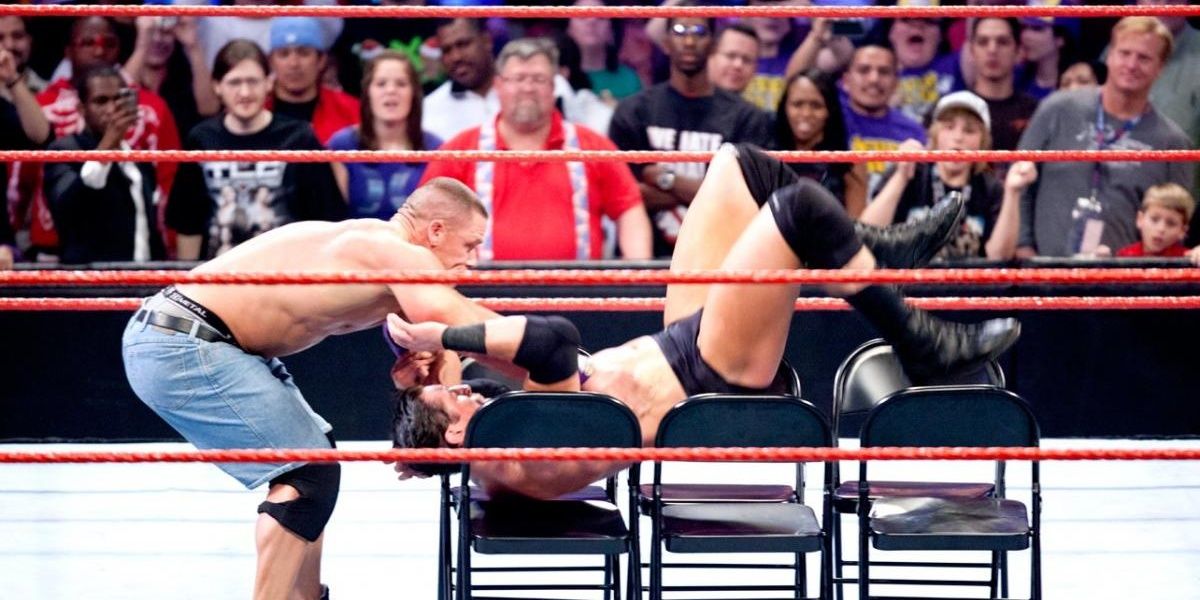 John Cena v Wade Barrett TLC 2010 Cropped
