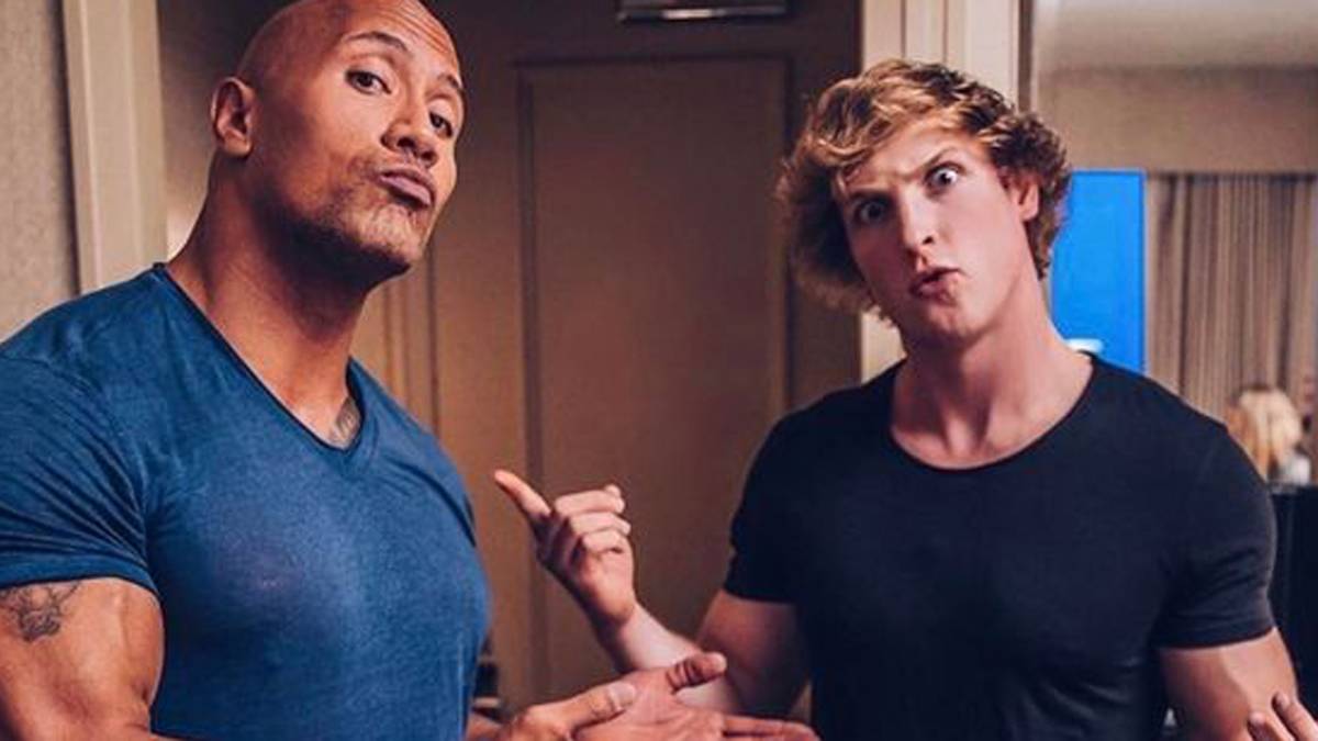 Logan Paul Had To Delete His History With The Rock After His Incident ...