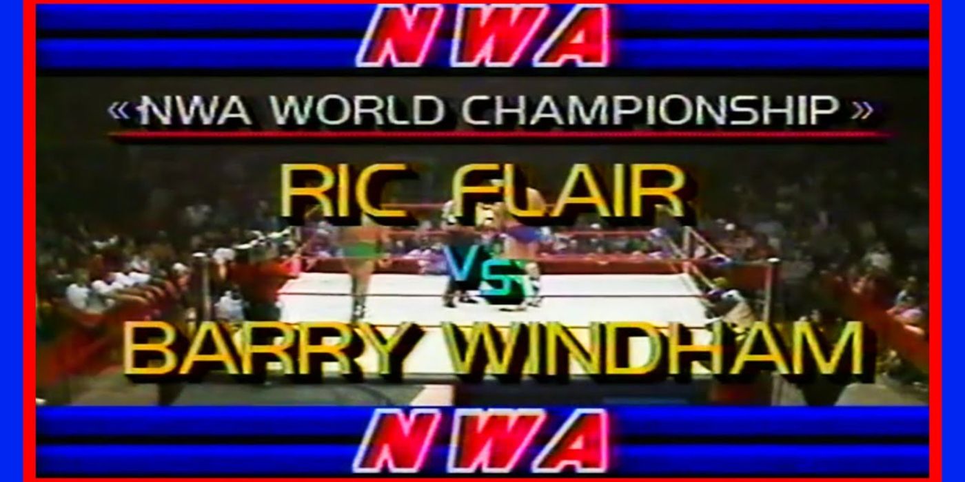 NWA Ric Flair Vs Barry Windham Battle of the Belts