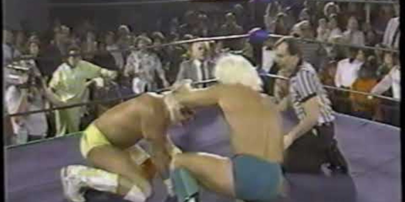 NWA Ric Flair Vs Barry Windham Jim Crocket Memorial Cup