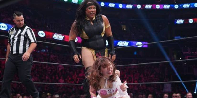 Nyla Rose Vs Riho on AEW Dynamite