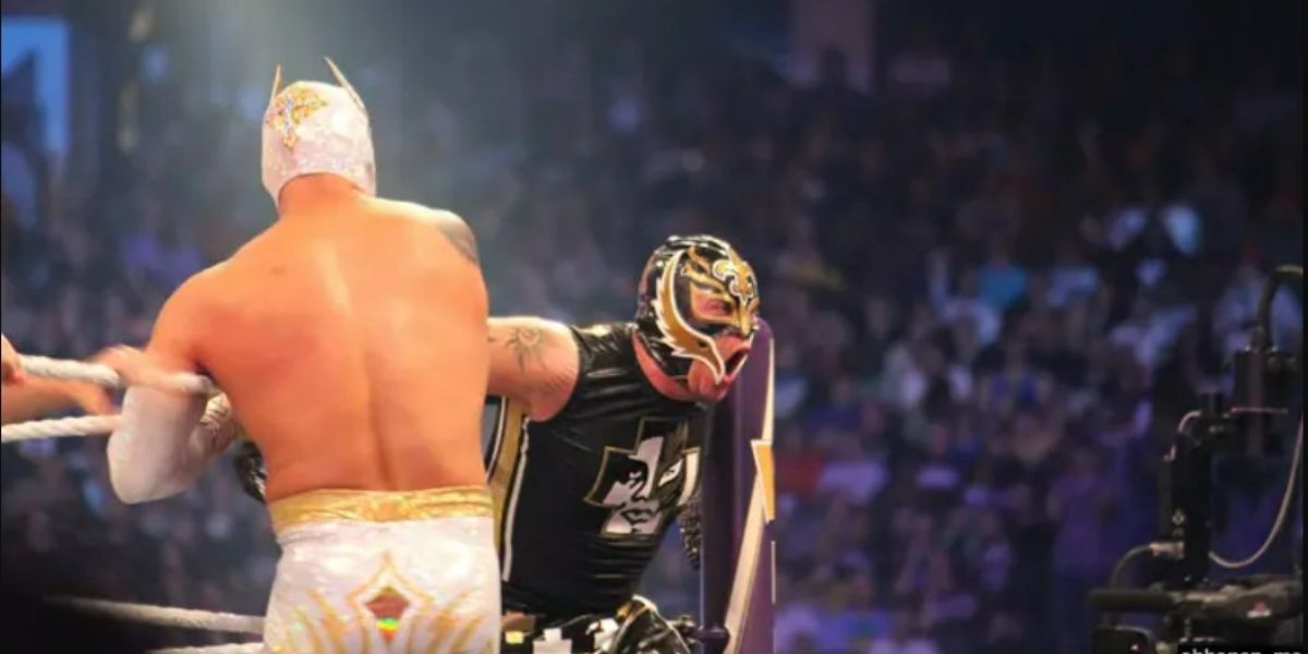 Rey Mysterio at WrestleMania 30