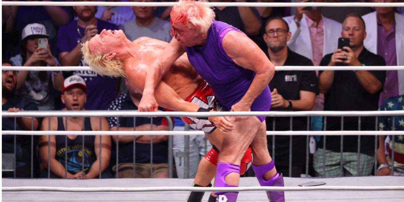 Ric Flair's Last Match Punch Jeff Jarrett