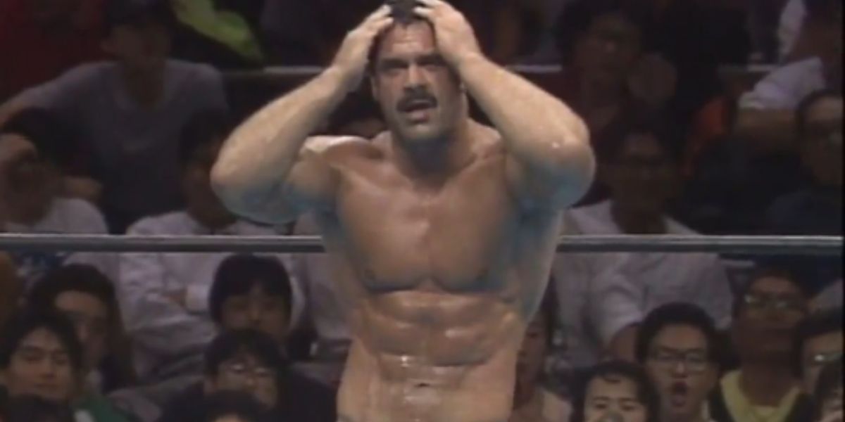 Rick Rude at the 1992 G1 Climax