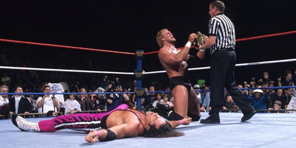 Sid v Bret Hart Raw February 17, 1997 Cropped