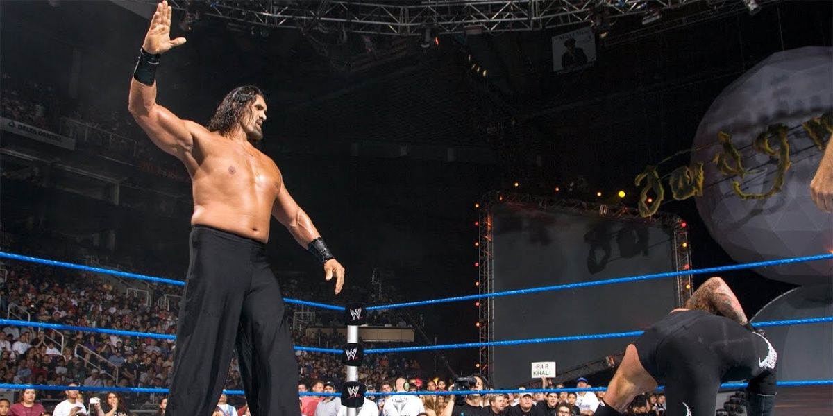 The Great Khali v The Undertaker Judgment Day 2006 Cropped