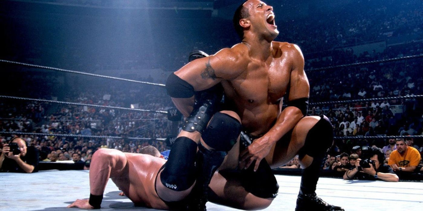 The Rock and Brock Lesnar SummerSlam 2002