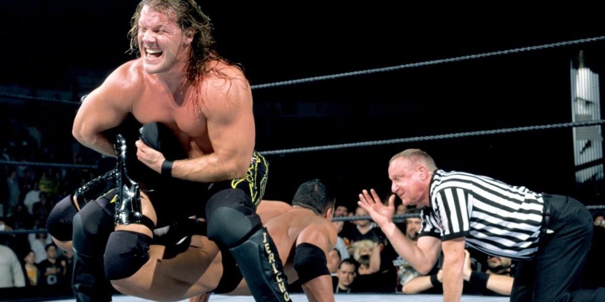 The Rock v Chris Jericho Vengeance 2001 Cropped