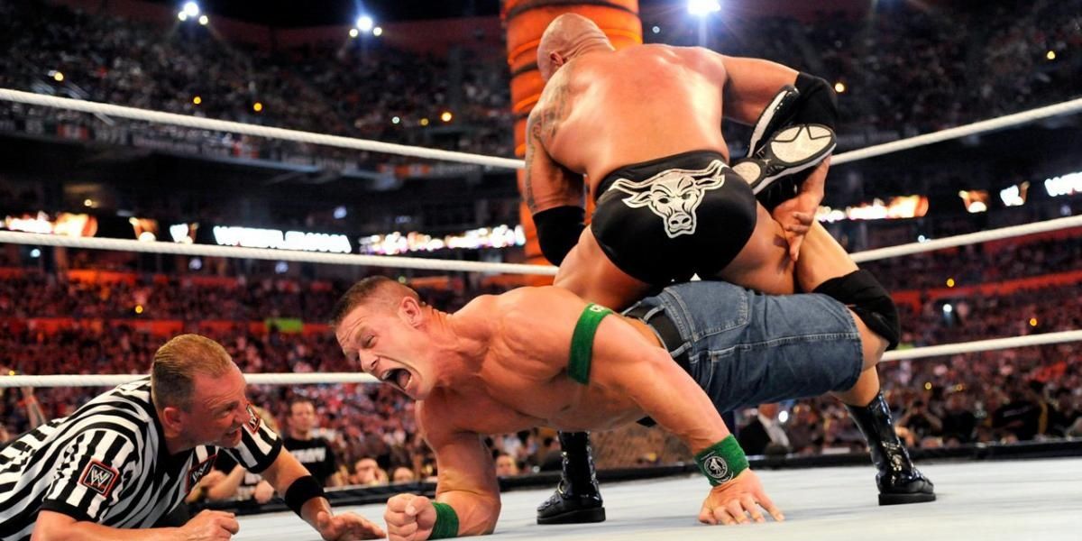The Rock v John Cena WrestleMania 28 Cropped