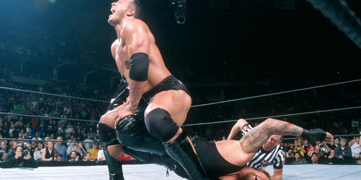 The Rock v Undertaker No Way Out 2002 Cropped