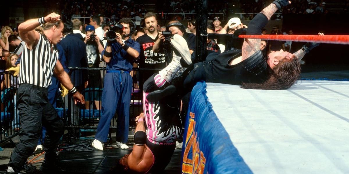 The Undertaker v Bret Hart SummerSlam 1997 Cropped