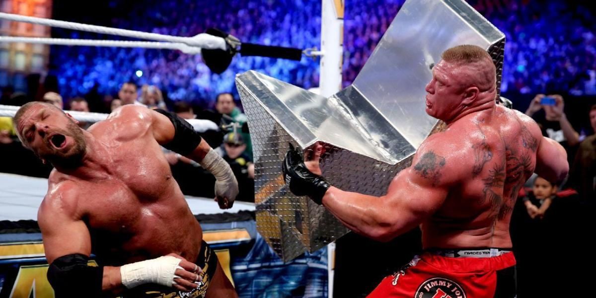 Triple H v Brock Lesnar WrestleMania 29 Cropped