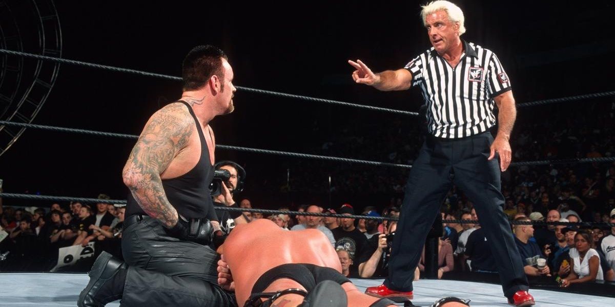 Undertaker v Stone Cold Steve Austin Backlash 2002 Cropped